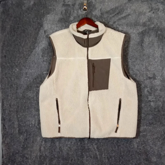 Eddie Bauer range finder sherpa deep pile vest women's size 2X - Picture 1 of 7
